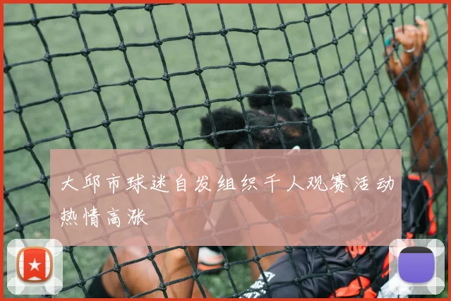 大邱市球迷自发组织千人观赛活动热情高涨